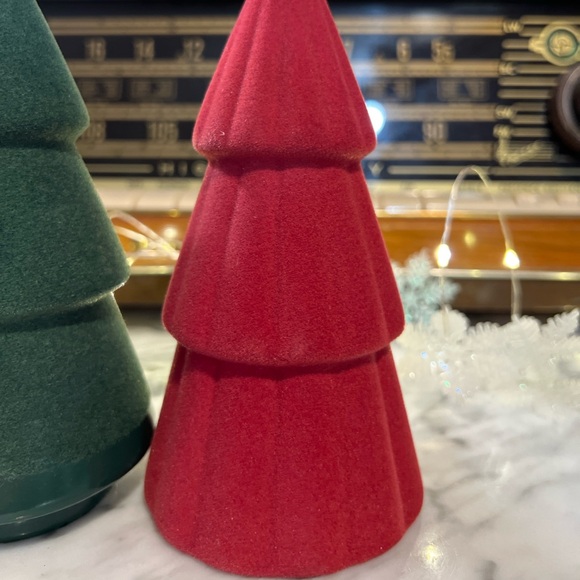 ✨NEW🎄Target Bullseye Playground 2023 Ceramic Flocked Tree SET🎄 - Picture 3 of 7